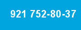 921 752-80-37 921 752-80-37